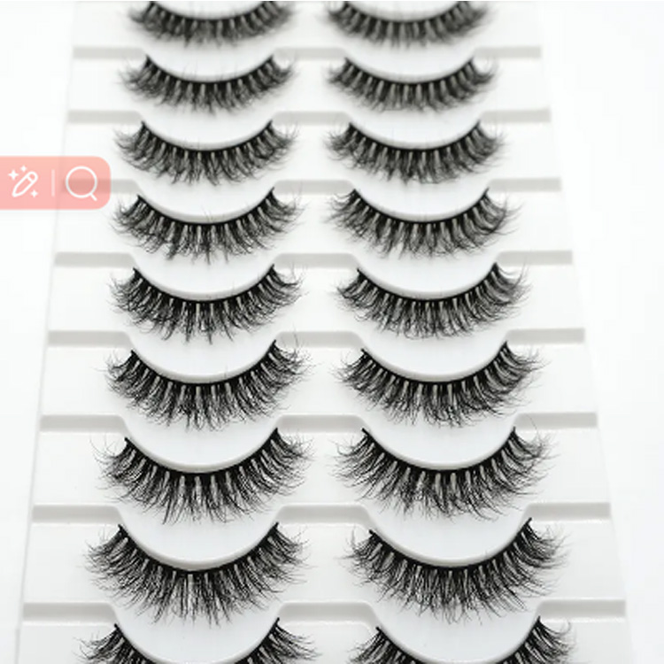 X pairs plenum habena verberare crudelitatem free faux Mink Naturalis Lashes