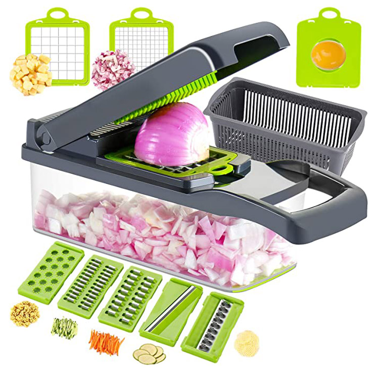 12 in 1 Multifunctional Basket Slicer Vegetabilis Chopper