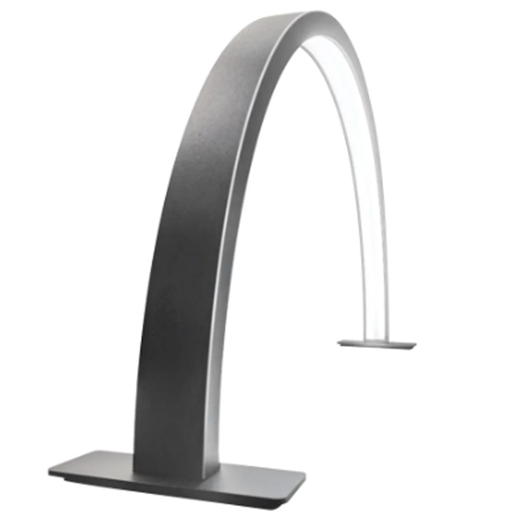 XXII inch Desk dimidium-luna clavus lucerna pro pulchritudinis Salon dolor