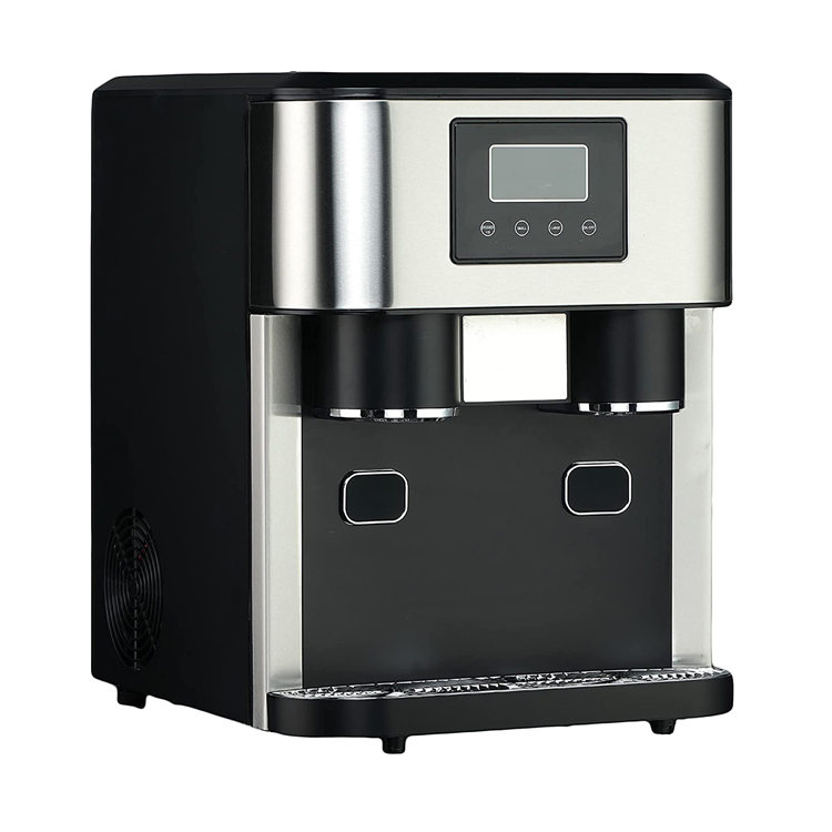 III in I Countertop Dual Ice comprimens Dispensator et Cube fecit Machina