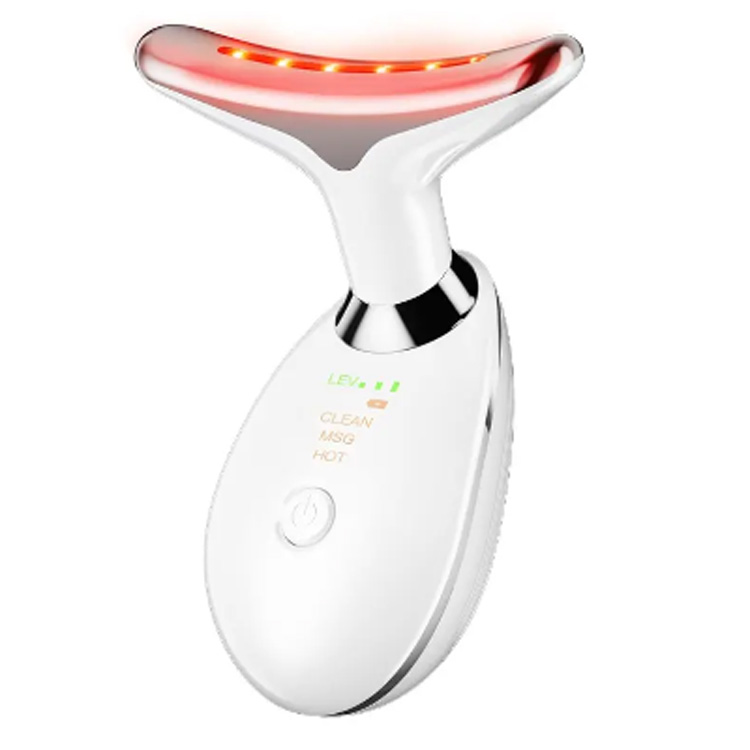 VII color lux colli Massager faciem Massagrum Tool pro Cutis Care