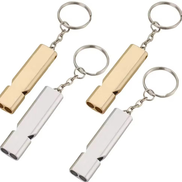Aluminium Superstes Whistle Portable Didymus Tube Salutis Key Chain