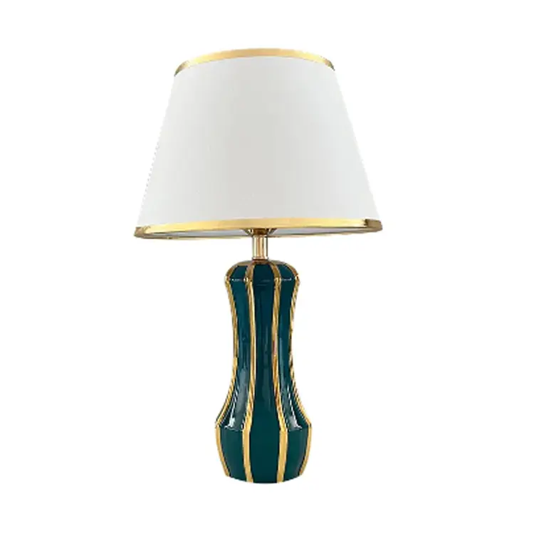 Blackish Green Stantes Modern Study Column Desk Lamp