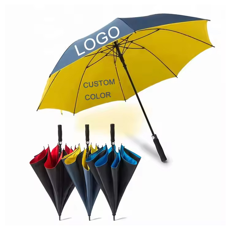 Negotium umbrella cum consuetudo logo duplex canunt