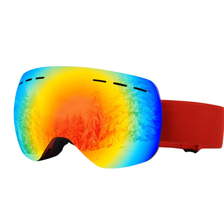 Color calefactus ski goggles Anti- nebula UV Nivis Vitri salutem goggle