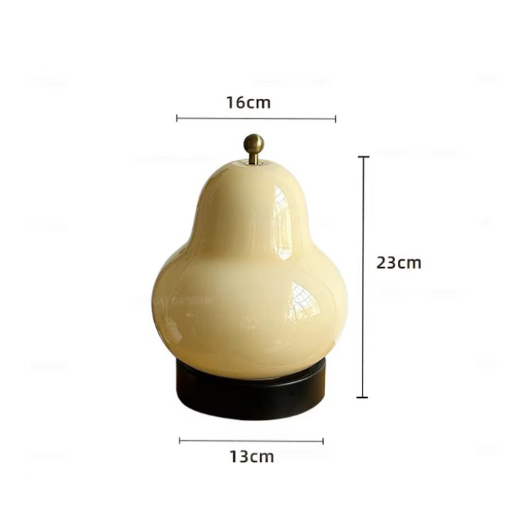 Creative Dimmable Cute Decorative Cordless Pirum Table Lamp