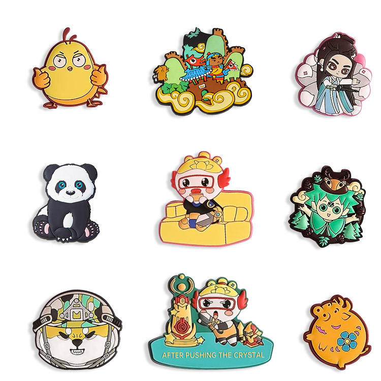 Decoration Custom Logo Option Available PVC Fridge Magnets