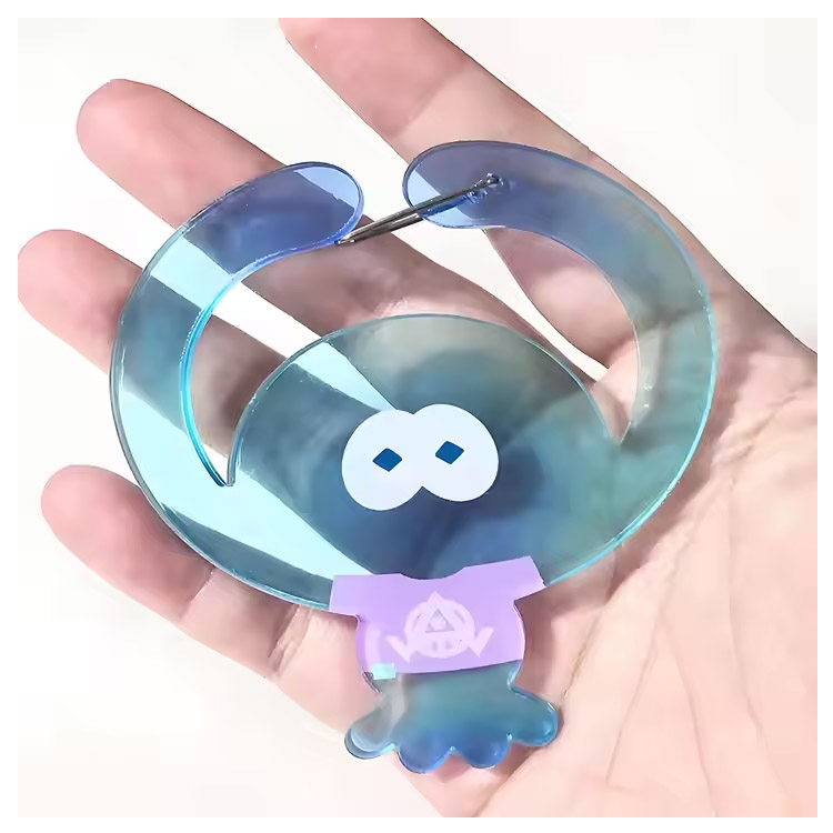 Disposito logo Acrylic Carabiner Keychain Novum Custom Figura