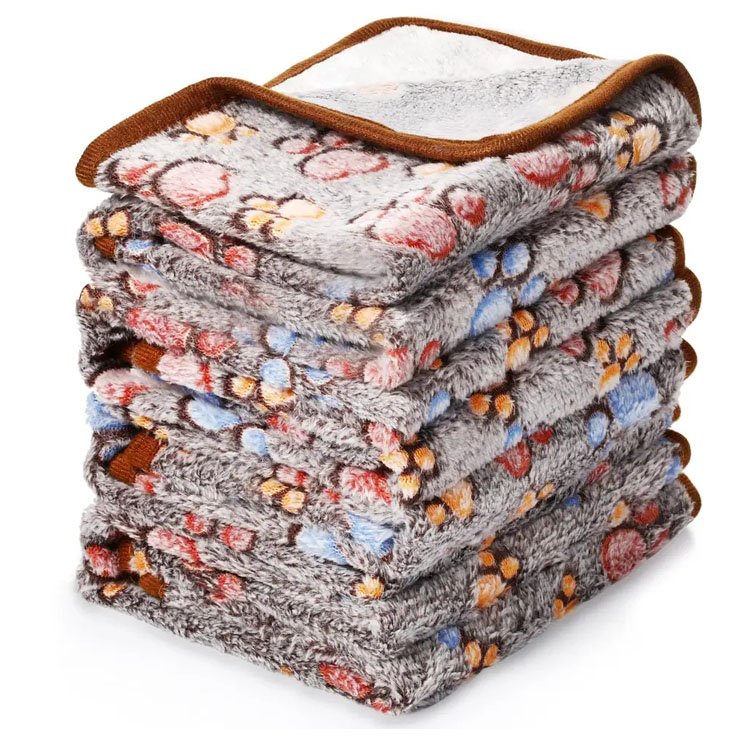 Premium Pet Flannel Washable Mollis vellus Canis Stragulum