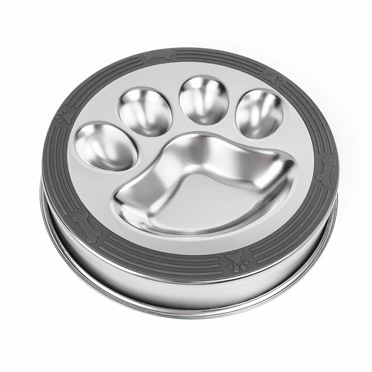Canem patera featuring non-praetermisissent Silicone mat canis cibum manducans patera