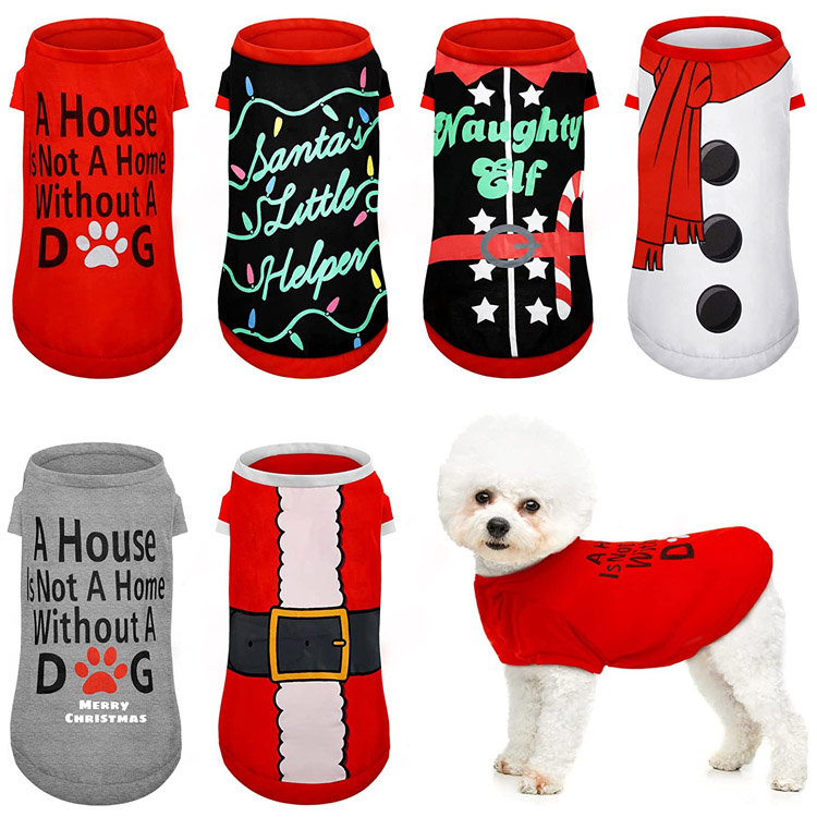 Wholesale Puppy Costume Xrhas Apparel Dog Christmas Clothes