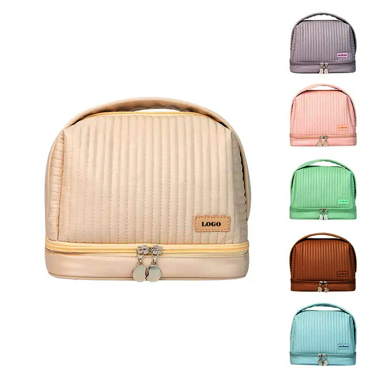 Duplex Layer IMPERVIUS PU Travel Cosmetic Rutrum Bag
