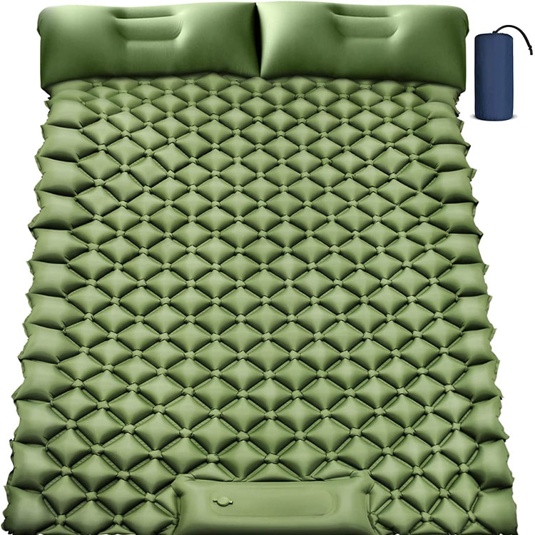 Duplex persona Castra Dormiens metus Inflatable Castra Pad
