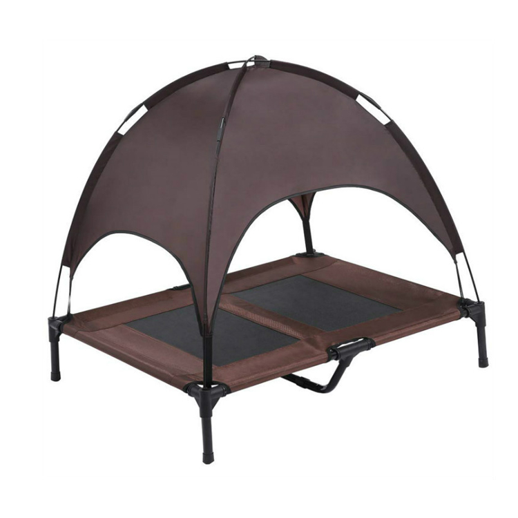 Velit canis lectum Elevatum Pet Cot cum Canopy Portable in Castra