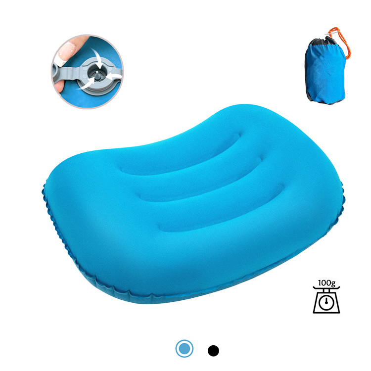 Ergonomic Inflatable TPU Compressible Camping Cervical
