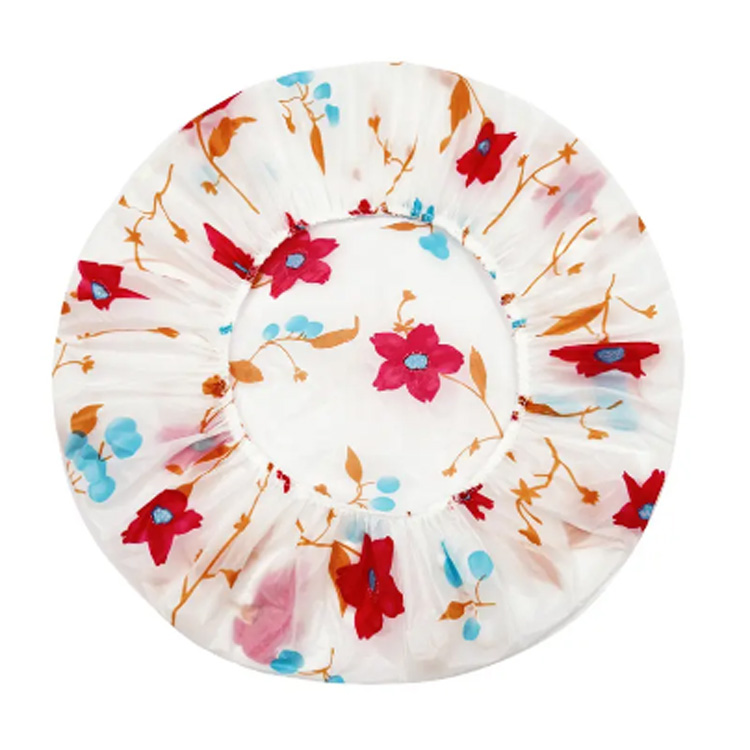 Floralibus plastic diu capillos IMPERVIUS LAETUS imbrem cap
