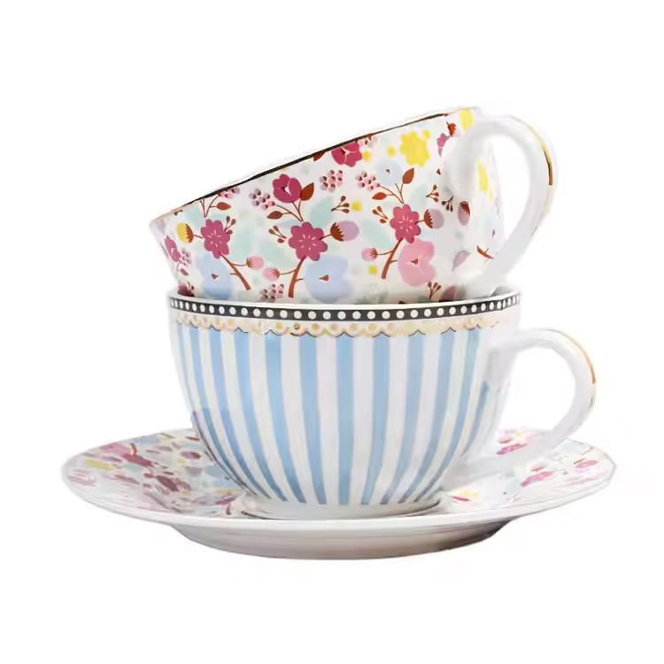 Flos Style customized Bone Sinis Ceramic Capulus Cup