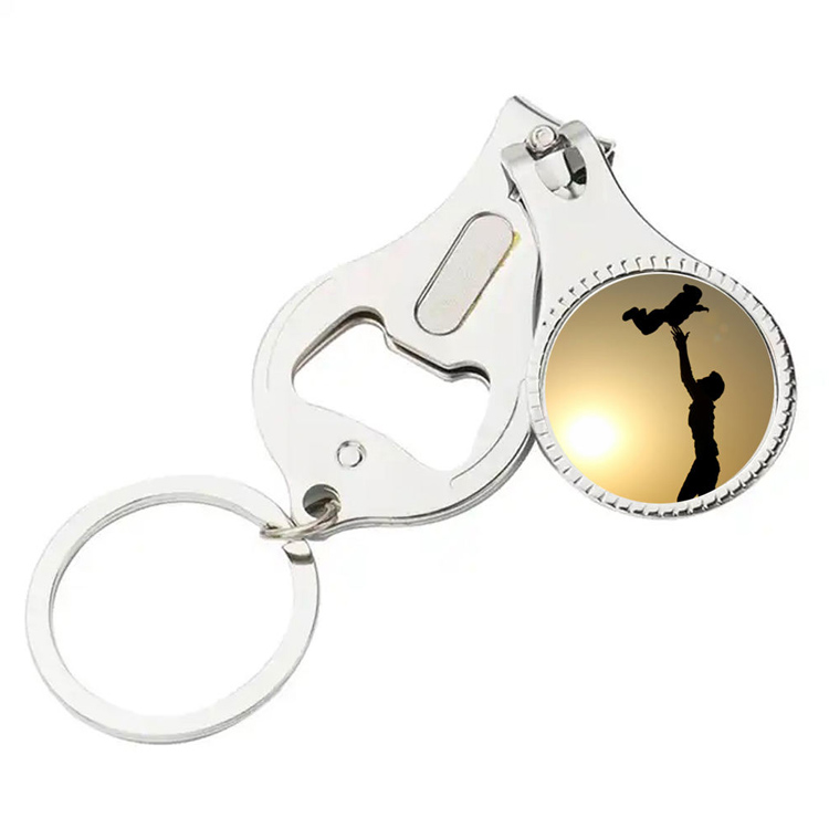 Foldable manus Toe Opener Keyring Nail missum Nail Cutters