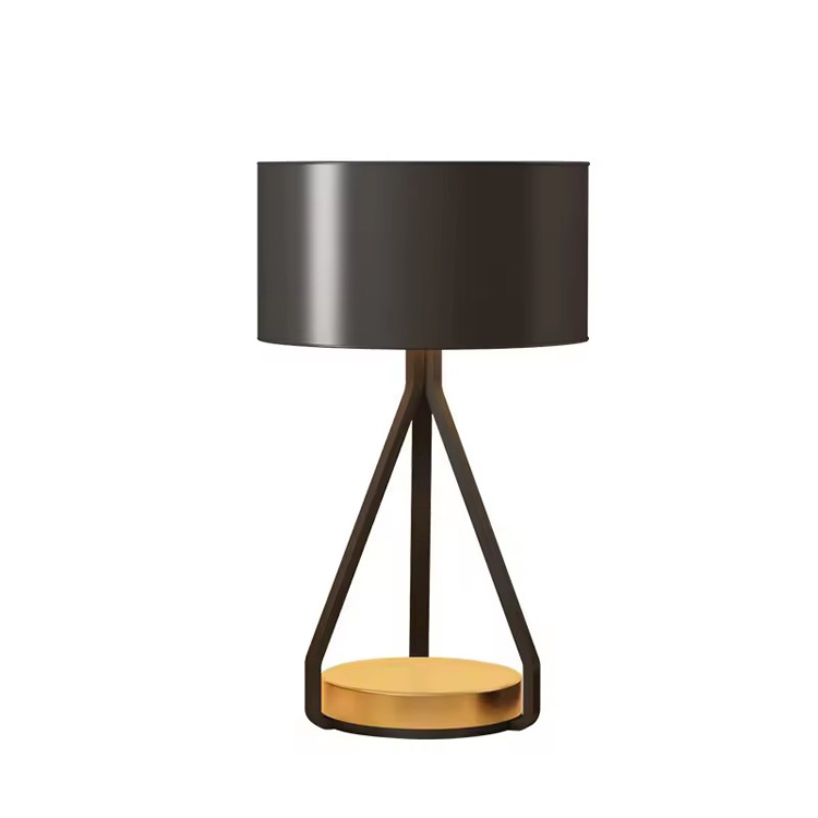 Hotel Modern Black Bedside Cubiculum Design Table Lamp