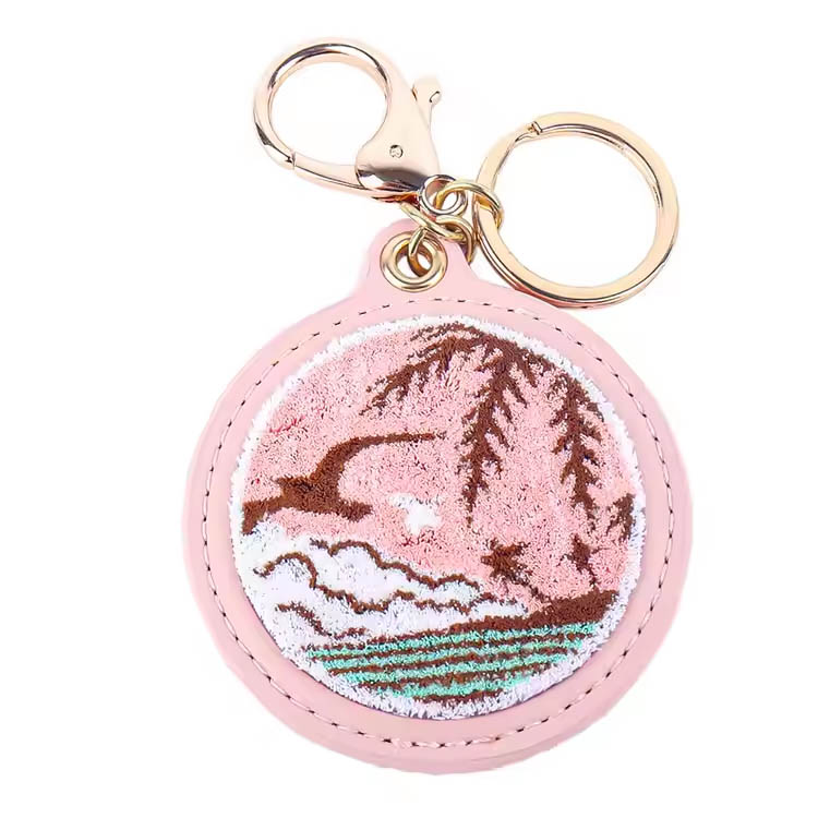 Key Orbis Pink Island scaenarum premium Percussorum Keychain