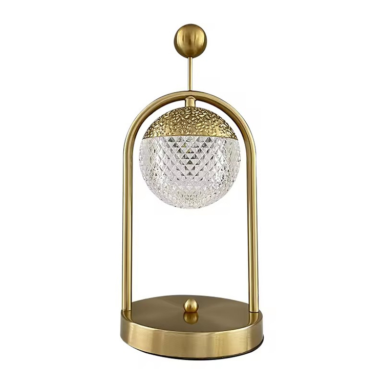 Decor Restaurant Domus Luxuria Hotel Crystal Table Lamps