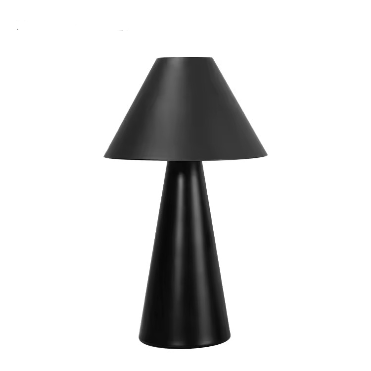Metal Iron Cordless Rechargeable LED Fungus Table Lamp
