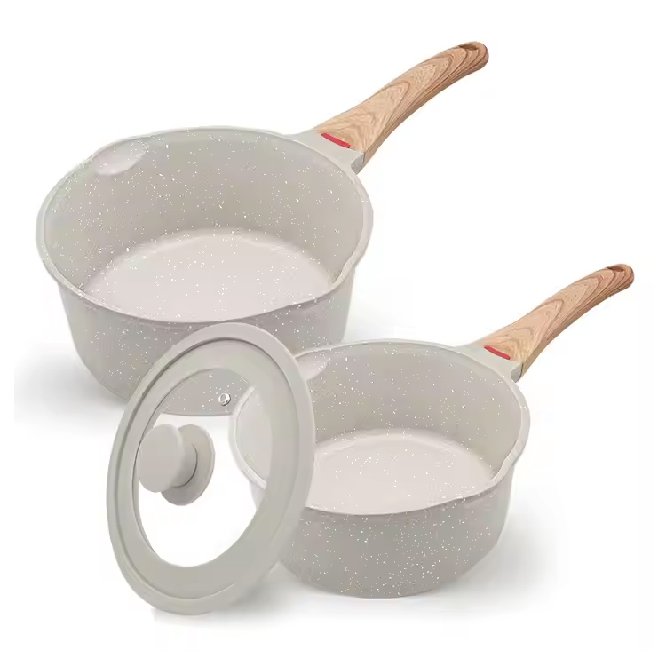 Mini pulmenti ollam nonstick set 1.5Qt & 1.8Qt condimentum Pan