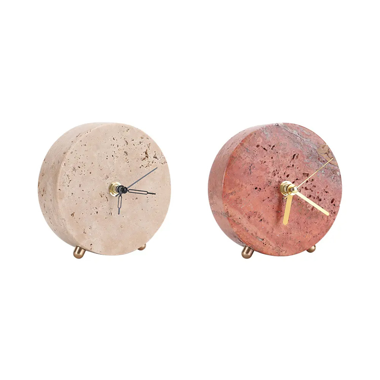Moderni Simple Creative Home Stryter Marble Horologium