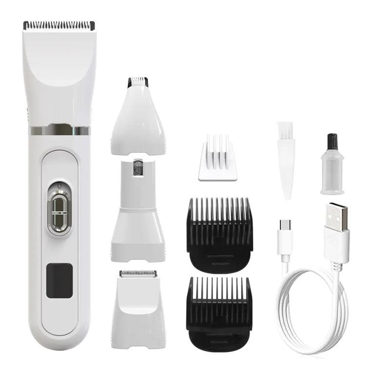 Novum IV in I Grooming Ornamentum Minimum sonitus pet capillus Trimmer canis