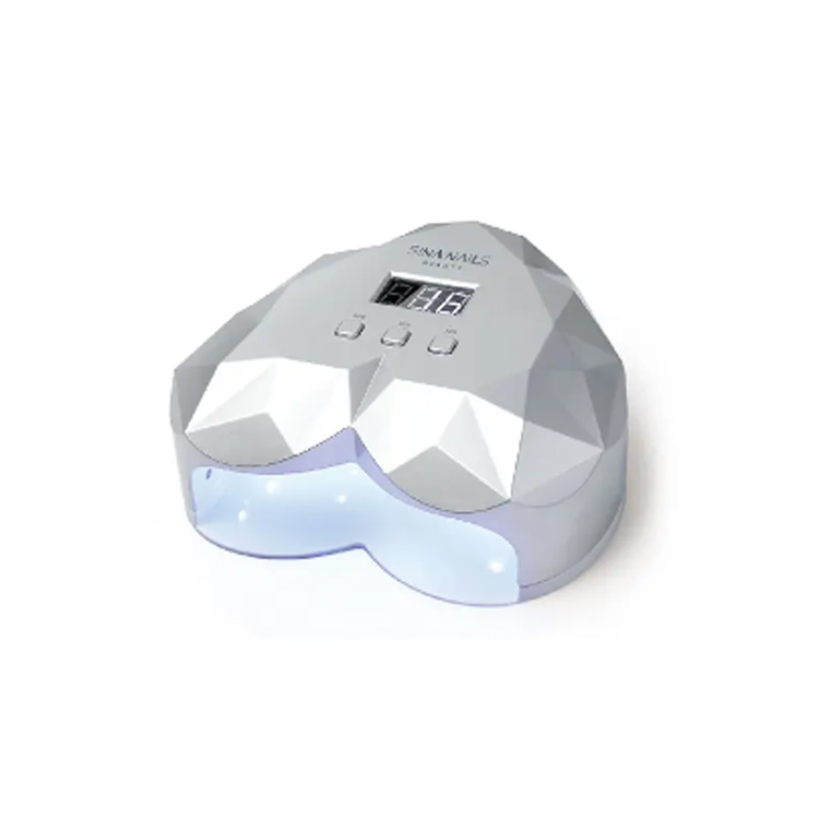 Novus Smert Alba et argentum Cordis figura lux UV ducitur clavus lucerna