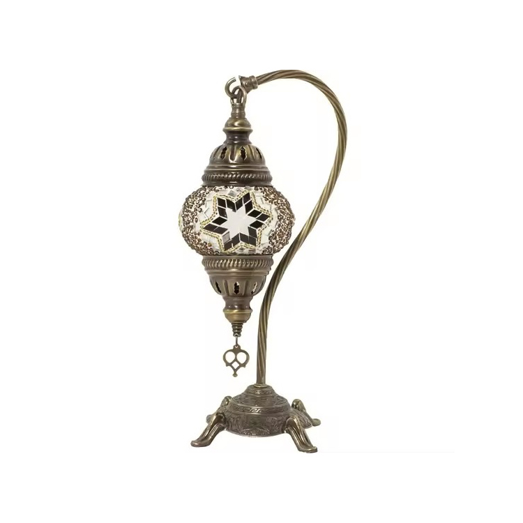 Ottoman Mosaic Pluteum Lamps Handmade Mosaic Table Lamps