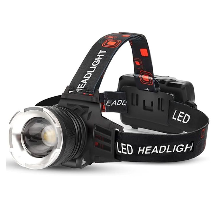 Velit Novifacta Zoom Headlamp DUXERIT Rechargeable caput lampades