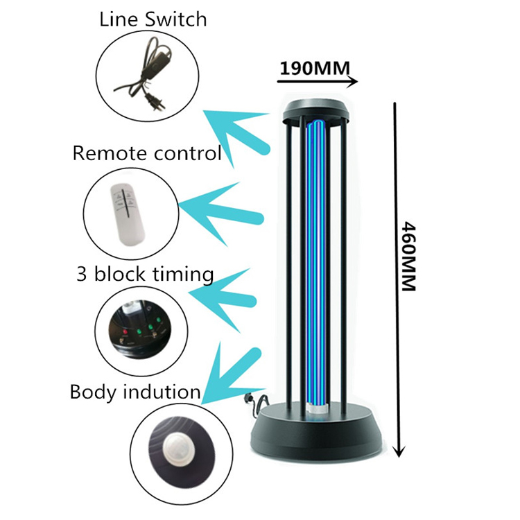 Ozone Disinfection UV Germicidal Lamp