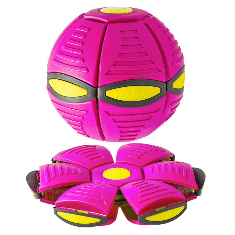 Pet Toy volans Saucer Magia Ball cum luminibus