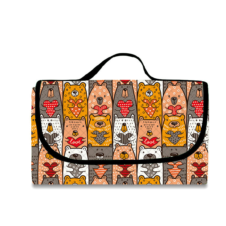 Picnic Rug Roll sursum Portable Outdoor Castra Picnic Mat