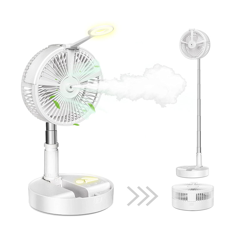 Portable Telescopic Oscillans arcem Rechargeable Fan