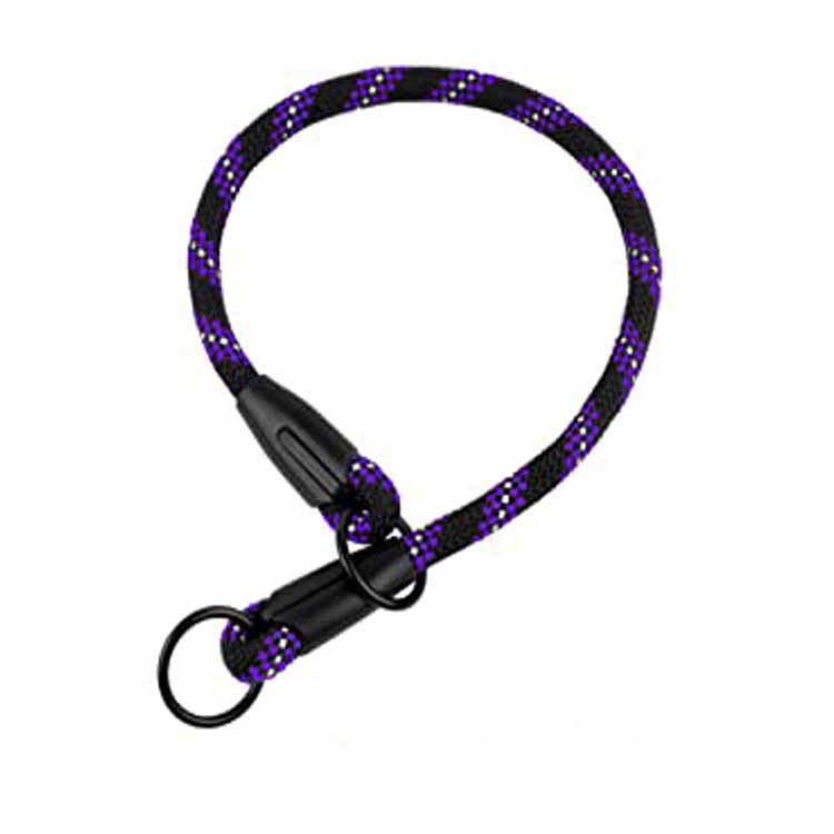 Dog Training Braided Reflective labi Choke Dog Collar Dea Pecuniae