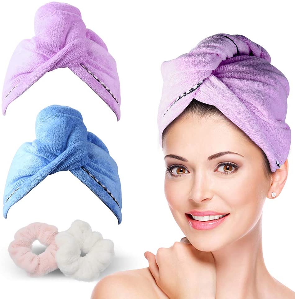 Velox capillorum Microfiber arida Turban Hat Towel AMICTORIUM