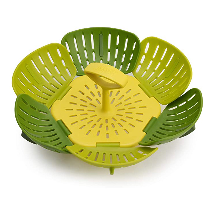 Silicone Folding Flosculus Steamer Basket