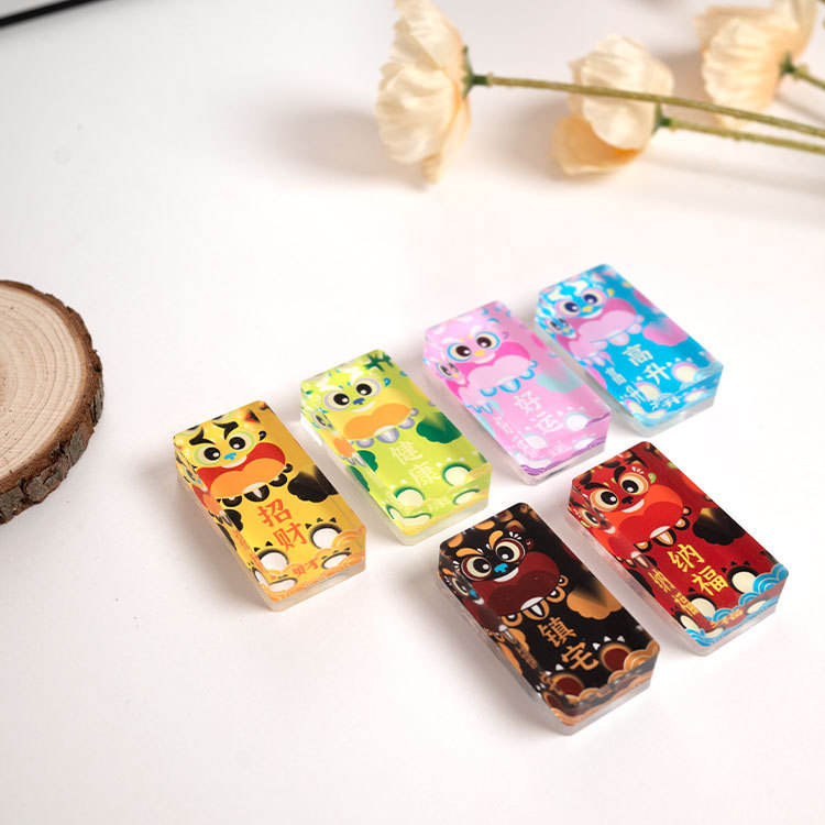 Magnet Acrylic Brick Refrigerator Magnet Sticker