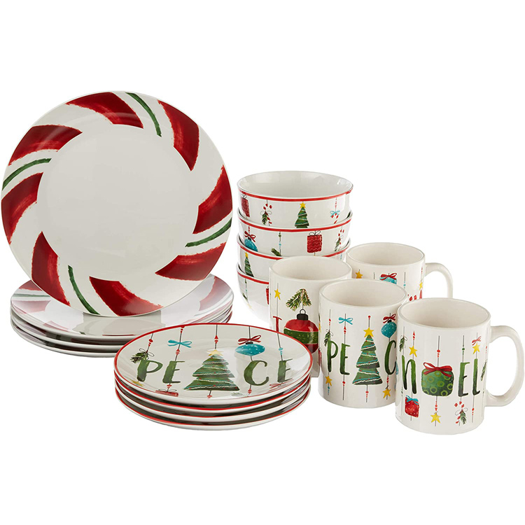 Stoneware Prandium Factio Porcelain Feriae Prandium Set