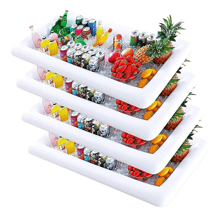 Aestas Piscina natantes Tray Inflatable Servientes Bar