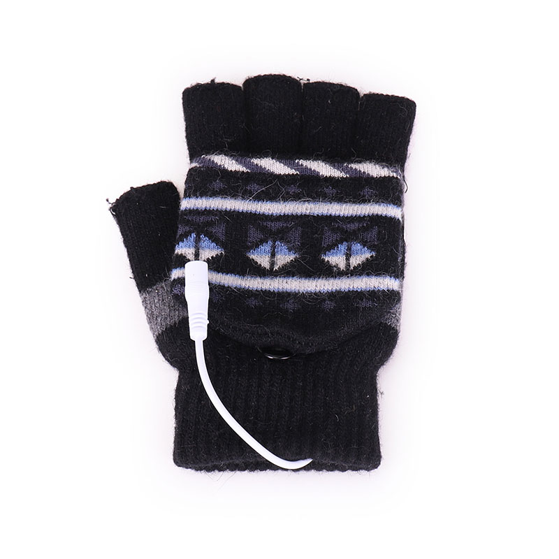 Calefacta Knitted Gloves of USB Electric