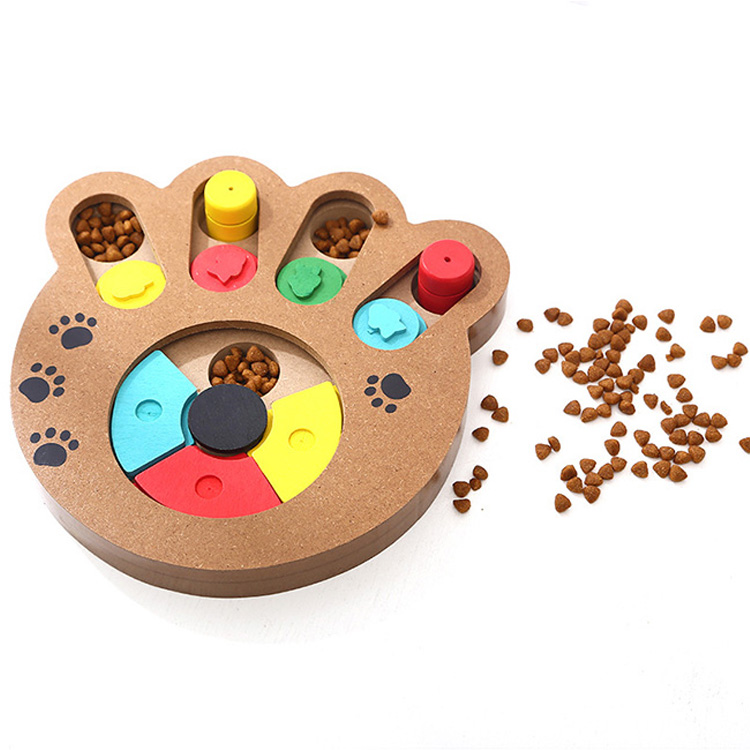 Cibus ligneis tracta Pet IQ Training Puzzle Toys